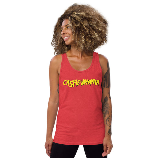 Adult Cashewmania Red Tank Top WEBSITE EXCLUSIVE